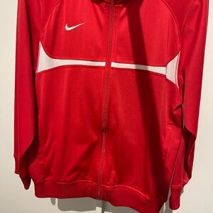 Nike Vibrant Red Athletic Jacket